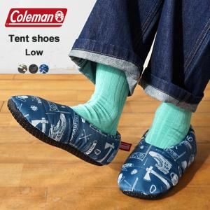 Coleman コールマン テントシューズ ローカット ルームシューズ スリッポン ボア 中綿 スリッパ 室内用 メンズ レディース