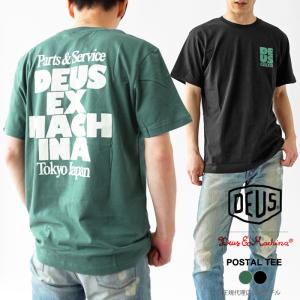 デウス Tシャツ メンズ DEUS ex Machina デウスエクスマキナ Postal Tee DMP231770A 半袖 クルーネック≪★返品交換対象外≫｜j-piaplus