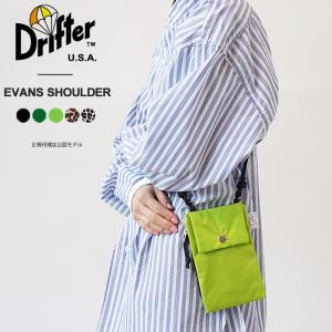 ドリフター ショルダーバッグ レディース メンズ Drifter EVANS SHOULDER ミニショルダー サコッシュバッグ スマホポーチ 薄型 DFV1160 (ゆうパケット対象)｜j-piaplus