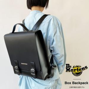 ドクターマーチン リュック バッグ レディース Dr.Martens Box Backpack ボックス バックパック リュックサック 鞄 本革 AB104001 (正規販売店)(クーポン対象外)｜j-piaplus