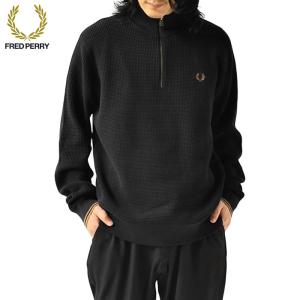 FRED PERRY フレッド ペリーハーフジップ ニット ジャンパー 楽天市場】フレッドペリー FRED PERRY ワッフル ステッチ ハーフ