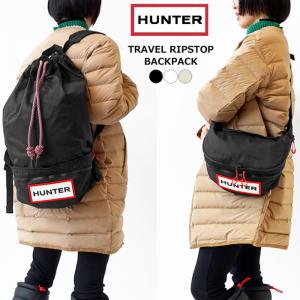 ハンター リュックサック HUNTER TRAVEL RIPSTOP BACKPACK トラベル  ナイロン 2WAY バックパック  UBB1519NRS≪★返品交換対象外≫｜j-piaplus