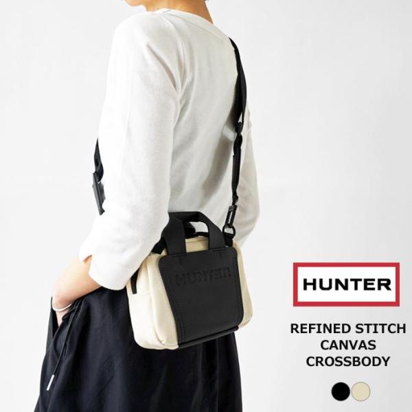 ハンター ミニ ショルダーバッグ レディース HUNTER REFINED STITCH CANVA...