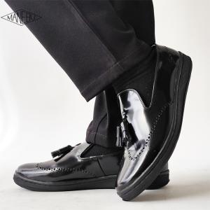 MANEBU（マネブ） ウィングチップ レザーシューズ UKI FACESKIN レザー