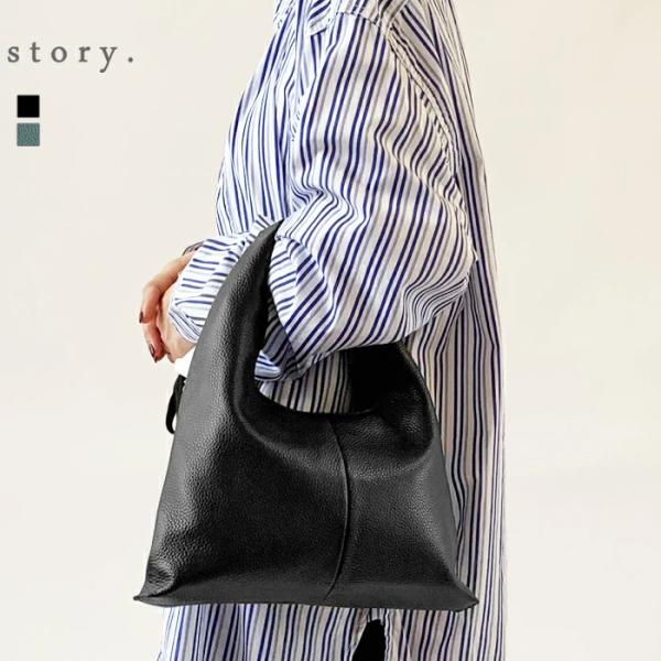 ストーリー  story. 2Way ミニバッグ ショルダーバッグ 本革 レザー レディース 3A-...