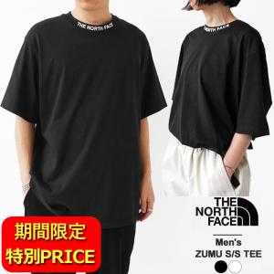 (48時間限定) ノースフェイス Tシャツ メンズ THE NORTH FACE Men's ZUMU S/S TEE 首元 ロゴ リブ NF0A87DD 半袖 クルーネック ワンポイント (ゆうパケット対象)｜j-piaplus