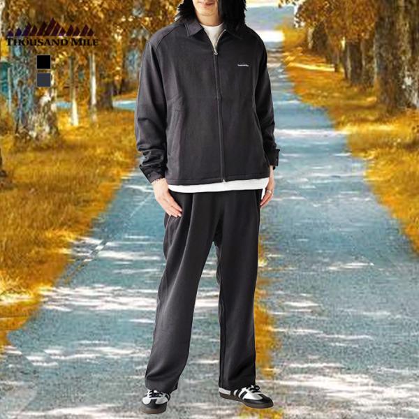 サウザンドマイル THOUSAND MILE セットアップ ZIP BLOUSON&amp;PANTS&amp;BA...