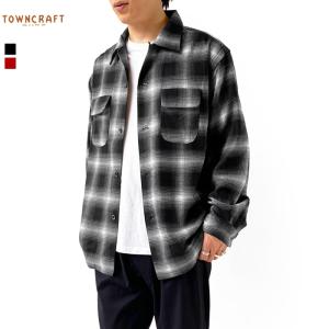 古*物様 60's PENNEY'S TOWNCRAFT チェックネルシャツ タウンクラフト PENNEYS TOWNCRAFT チェック シャツ 60S LOOP