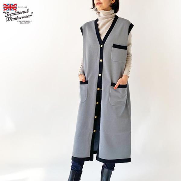 ロングジレ ロングベスト Traditional Weatherwear レディース COALEY ...