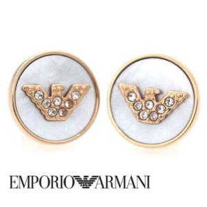 エンポリオアルマーニ ピアス EMPORIO ARMANI ロゴ シルバー メンズ