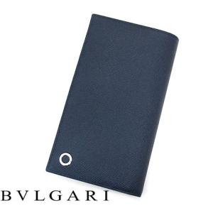 未使用級✨BVRGARI ブルガリ　284731 セルペンティ スカリエ マン ブルガリ 長財布 財布 メンズ セルペンティ スカリエ マン ブラック
