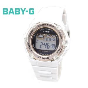 CASIO Baby-G BGR-3003U-7AJF カシオ 腕時計　電波ソーラー　レディース デジタル マルチバンド6　ホワイト ゴールド｜j-sekine2nd