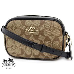 COACH　コーチ　アウトレット　C9926 IMCBI　シグネチャー PVC レザー ミニ ジェイミー カメラ バッグ　ショルダーバッグ　カーキ×ブラック｜j-sekine2nd