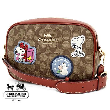 COACH アウトレット　コーチ　CF304 IMT1O PEANUTS コラボ スヌーピー パッチ...