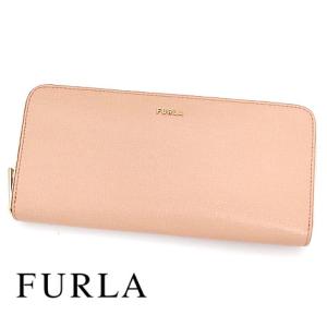 FURLA フルラ　PCX8UNO B30000 1086S BABYLON XL ZIP AROUND　バビロン 小銭入れ付　ラウンドファスナー長財布　ぺスカ パーラ (ピンク)｜j-sekine2nd