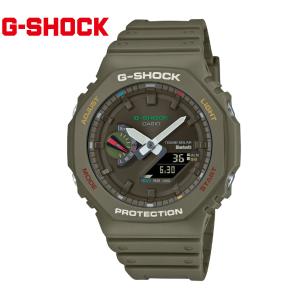 CASIO G-SHOCK GA-B2100FC-3AJF カシオ 腕時計 Multi color accentsシリーズ ソーラー Bluetooth対応 メンズ　デジタルアナログ グリーンカーキ マルチカラー｜j-sekine2nd