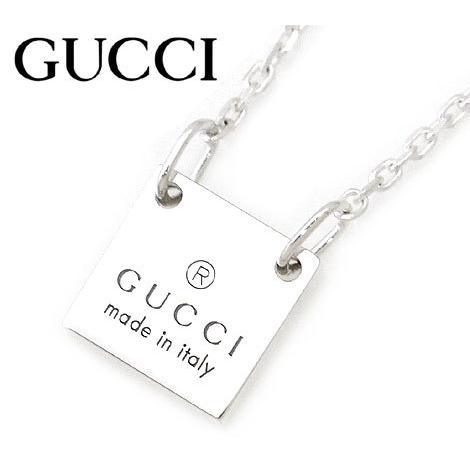 GUCCI グッチ 223514 J8400 8106 トレードマーク ネックレス ペンダント アク...