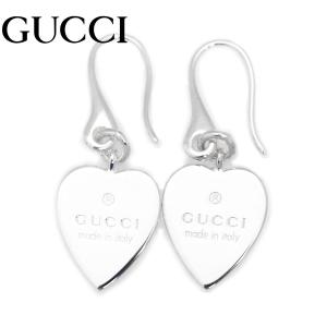 GUCCI グッチ 223993 J8400 8106 トレードマーク ハート プレート フックタイプ ジプシー ピアス アクセサリー シルバー レディース 両耳用 BOX付 プレゼント｜j-sekine2nd