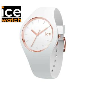 ice watch アイスウォッチ 000978 腕時計 ICE GLAM アイスグラム ミディアム 40mm レディース ホワイト ローズゴールド 正規品｜j-sekine2nd