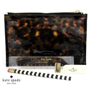 kate spade ケイトスペード 176753 TORTOISE ペンシルポーチ ステーショナリーセット 鉛筆セット 筆記用具 ペンケース 筆箱 文房具 プレゼント お祝い トータス｜j-sekine2nd