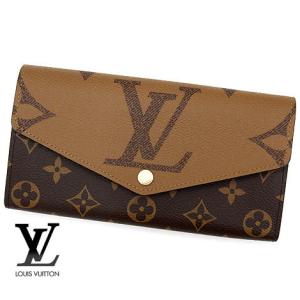 LOUIS　VUITTON　ルイヴィトン　M80726　モノグラム　モノグラム・ジャイアント リバース　ポルトフォイユ・サラ　小銭入れ付長財布｜j-sekine2nd