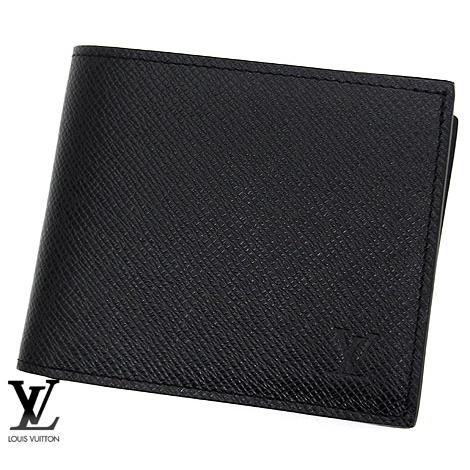 LOUIS VUITTON  ルイヴィトン M30865 タイガ ポルトフォイユ・マルコ NM ノワ...