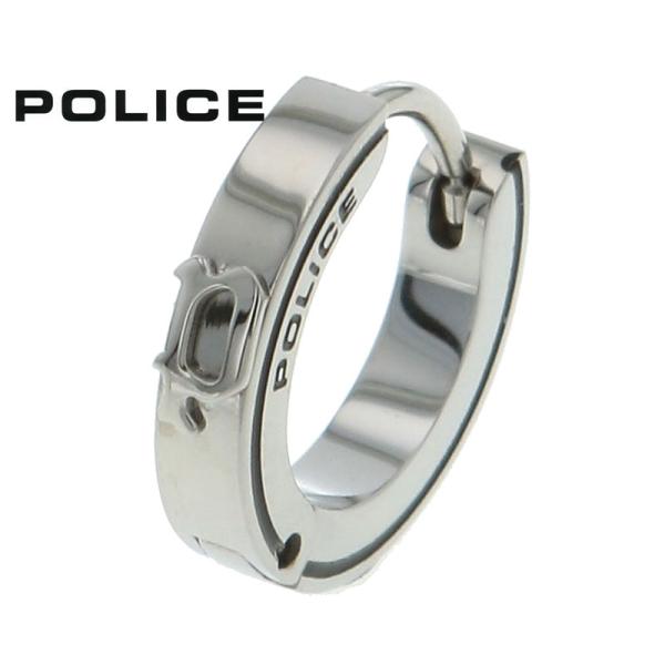 POLICE ポリス 26399ESS01 GALENA ピアス アクセサリー フープ ワッカ シン...