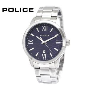 POLICE ポリス PEWJH0004903 メンズ 男性用 腕時計 RAHO アナログ クォーツ シンプル 3針モデル シルバー ネイビー文字盤 プレゼント ギフト｜j-sekine2nd