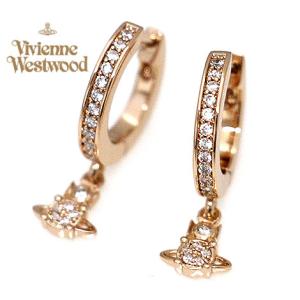 VivienneWestwood　ヴィヴィアンウエストウッド 62030062 02G103 ピアス　アクセサリー　BRANDITAHOOP　ブランディータ フープピアス　ピンクゴールド｜j-sekine2nd