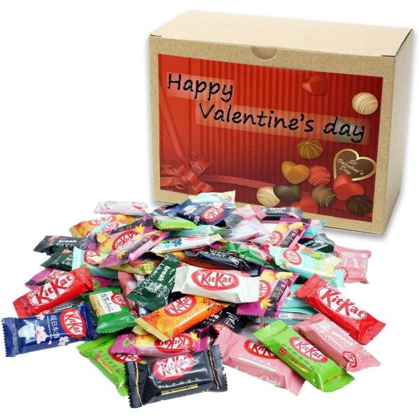 ネスレ日本 キットカット ミニ 食べ比べ 60個セット バレンタイン ギフト プレゼント ランダムセ...