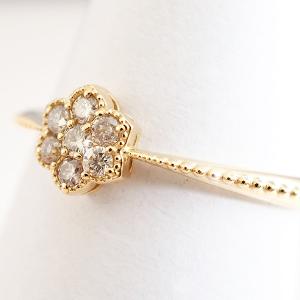 ギリオン 24-7 K18PG ピンクゴールド リング ダイヤモンド 0.01ct 一粒