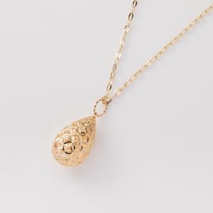 透かしデザイン ペンダントトップ K18/WGペンダント 18金 約0.8g