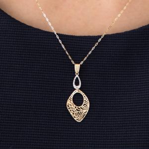 K18 クロス　コンビ　ペンダントトップ K18 クロス コンビ ペンダントトップ - メルカリ