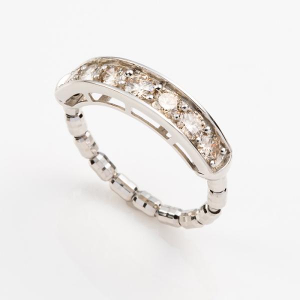 リング ダイヤモンド 計約1.0ct 一文字 フレキシブル Pt950 プラチナ ダイヤ 指輪 鑑別...