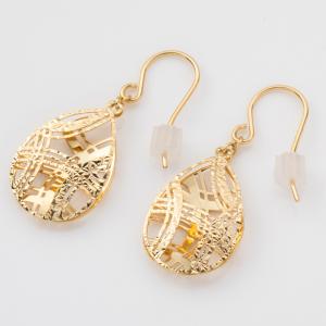 質屋 ルイヴィトン M68076 ロゴマニア ピアス 金属製 レディース