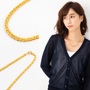 並行輸入品】CHOW TAI FOOK 999 24K 純金 インターロックチェーン
