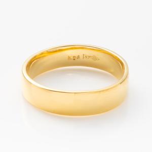 つや消し 24金 K24 純金 リング 指輪 ゴールド 豪華 平打ち デザイン