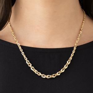 ミラーボールデザイン カットボール チェーン K18 YG 約42cm 重さ約2.4