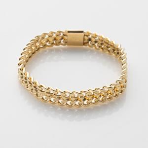 喜平リング 18金 （7号） 0.50φ 12面トリプル 指輪 チェーンリング K18