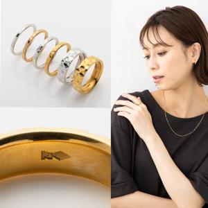 24金 K24 純金 リング 指輪 ゴールド 豪華 平打ち デザイン 約3.4g(10