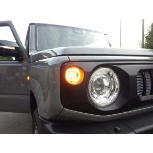 ジムニー JB64 JB74 LEDウィンカーポジション化キットスモーク ジムニー JB64 / シエラ JB74 ノマド JC74 ホワイトポジション