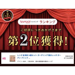 レンガ 庭 敷石 5個セット ガーデニング 敷...の詳細画像1
