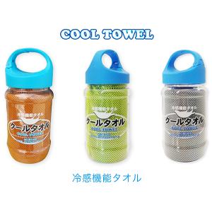 クールタオル 冷感タオル スポーツ レジャー 農作業 暑さ対策 水で濡らす ひんやり 冷たい 熱中症対策 夏 涼しい CT-3090
