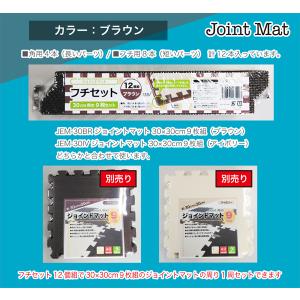 ジョイントマット フチ 30cm用 12個組 ...の詳細画像1