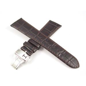 H690245101/ベンチュラオート専用ブラウンプレスカーフ21mm/ハミルトン純正ベルト