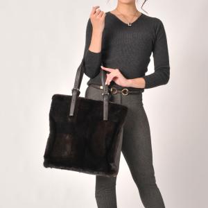 sankyo shokai（三京商会） ミンク ファーバッグ ポンポン デザイン 羊