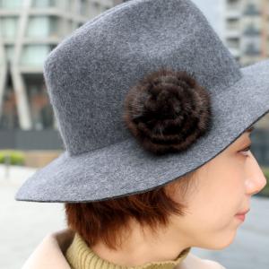 sankyo shokai（三京商会） ファー コサージュ ブローチ アクセサリー