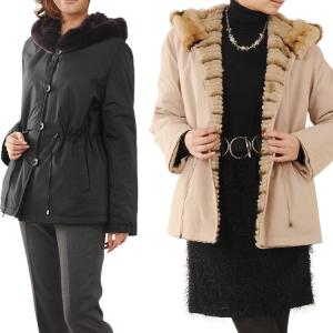 sankyo shokai（三京商会） 毛皮/ラム ＆ ロシアンリス リバーシブル