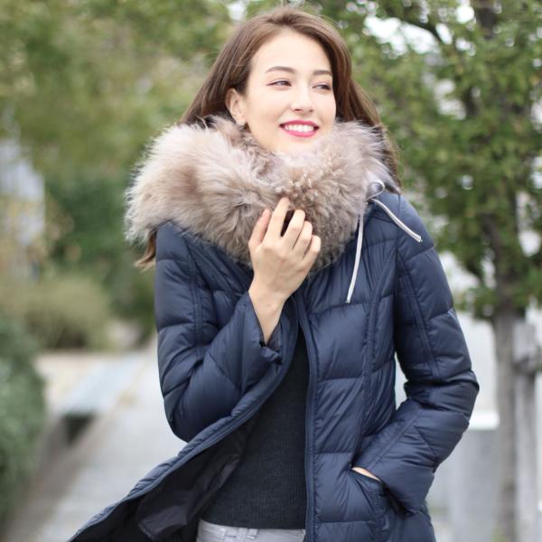 ラム ファー マフラー レディース 毛皮 秋冬 ベージュ/グレー/ブラック(01000835r)