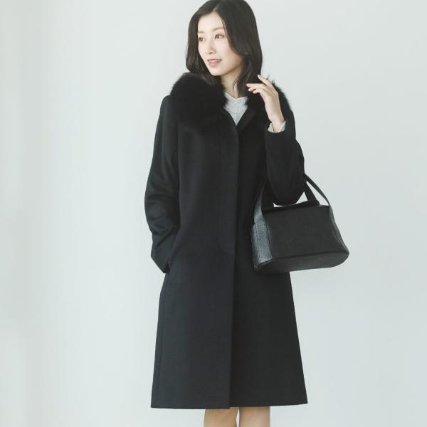[5%offクーポン]コート レディース カシミヤ 100% ロング ゆったり 大きめ きれいめ 大...